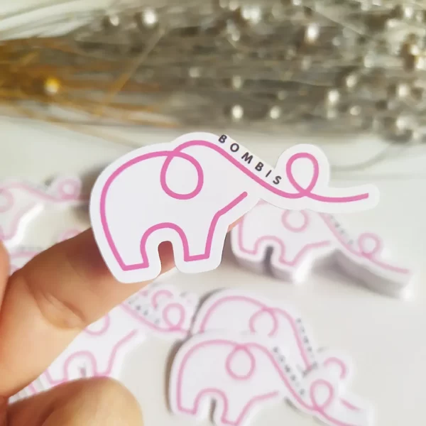 96 Stickers resistentes al agua troquelados 4 cm - Imagen 3