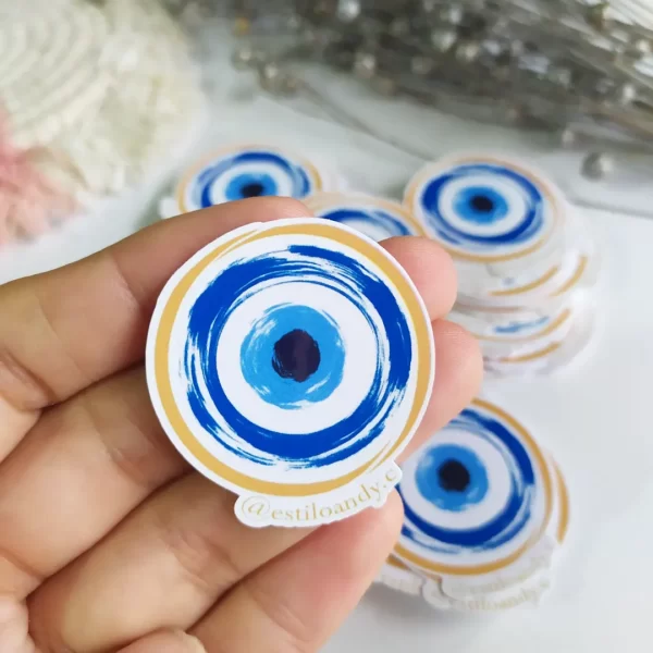 96 Stickers resistentes al agua troquelados 4 cm - Imagen 12