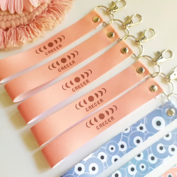 25 Llaveros de cinta personalizados - Imagen 2
