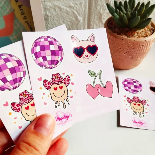 24 planchitas stickers resistentes - Imagen 2