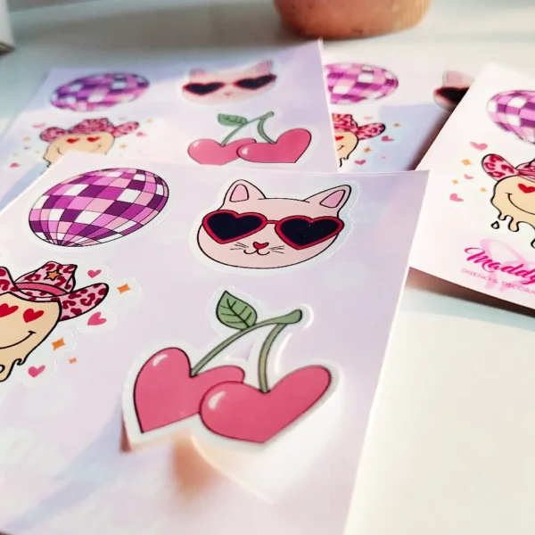 24 planchitas stickers resistentes - Imagen 4